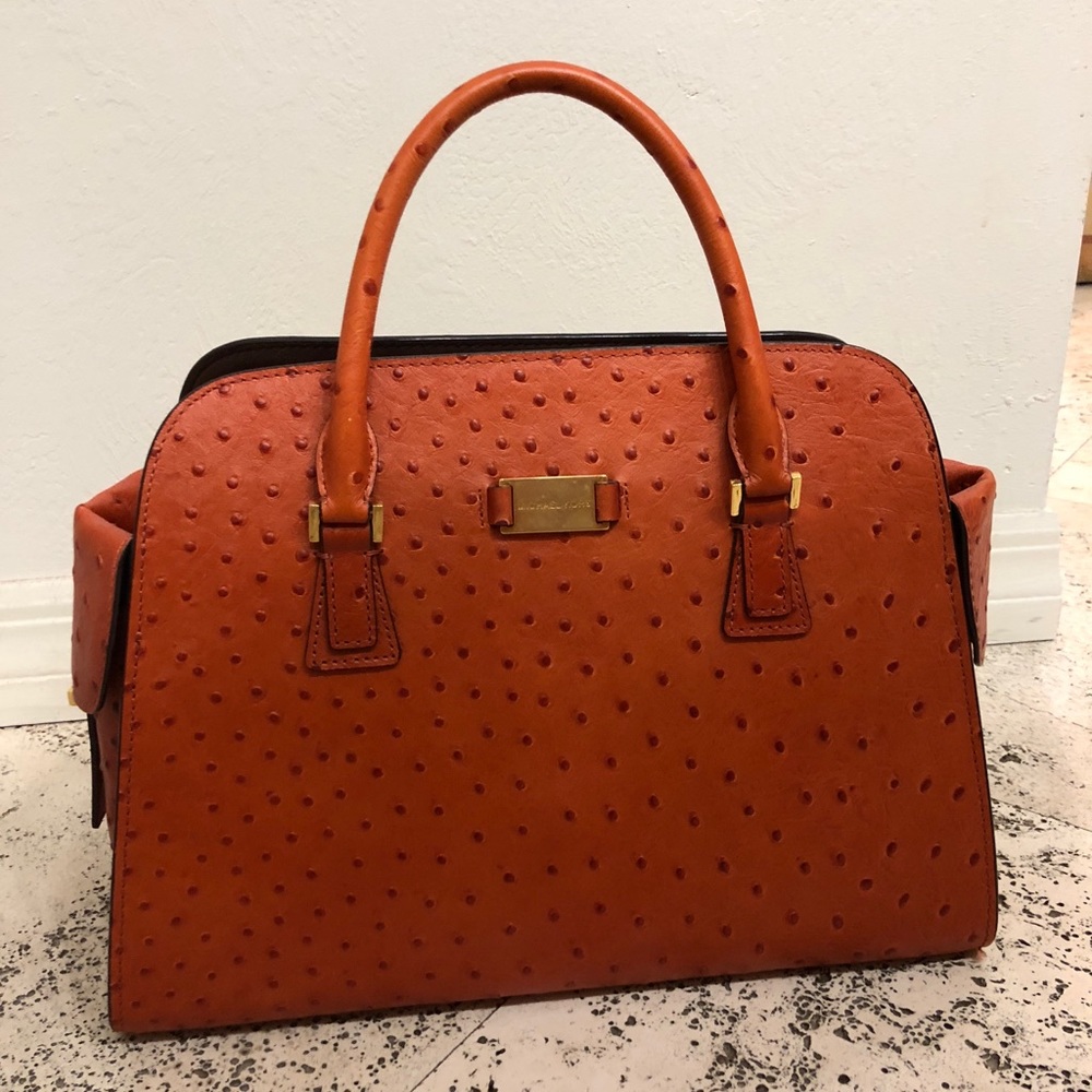 100% authentic Michael Kors ostrich purse